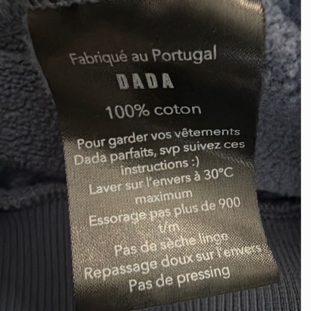 Dada Sport Equestrian Paris Blue Cotton Graphic Crewneck Sweatshirt Womens Xs View 5